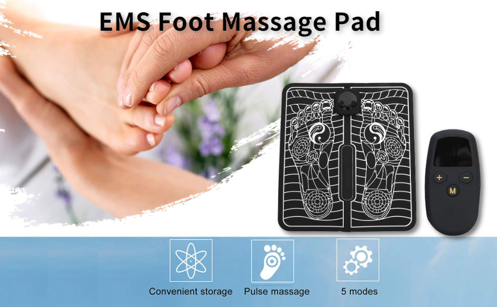 Foot Massage Machine – Pulse Microcurrent Foot Massager Pad