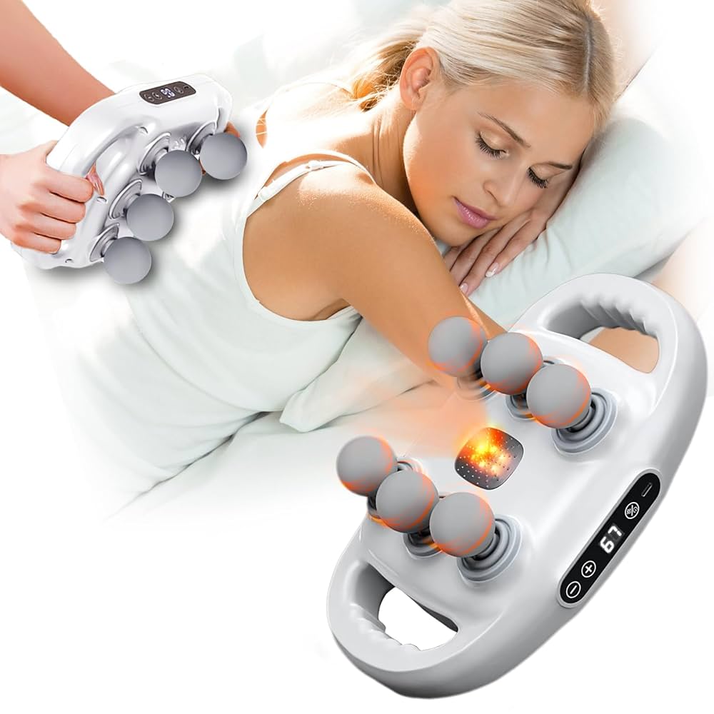 6-Head Massage Gun – Deep Tissue Muscle Relief