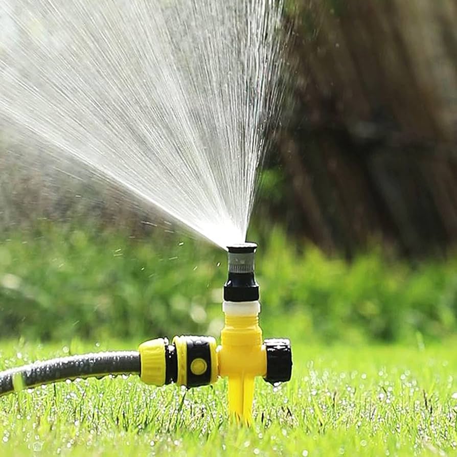 360° Automatic Rotating Garden Sprinkler – Lawn & Irrigation Accessory