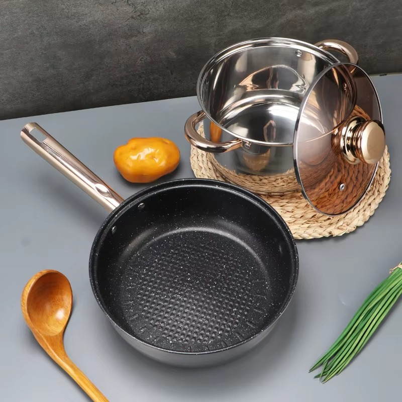 High-Quality Stainless Steel Pots & Pans – Luxury Premium Cookware Set with Soup Pot and Stock Pot