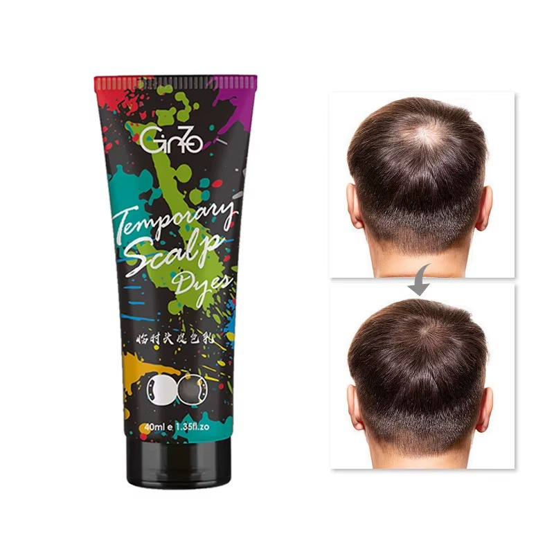 Professional Barber Liquid Hair Pigment – Black Beard & Hair Enhancer with Spray