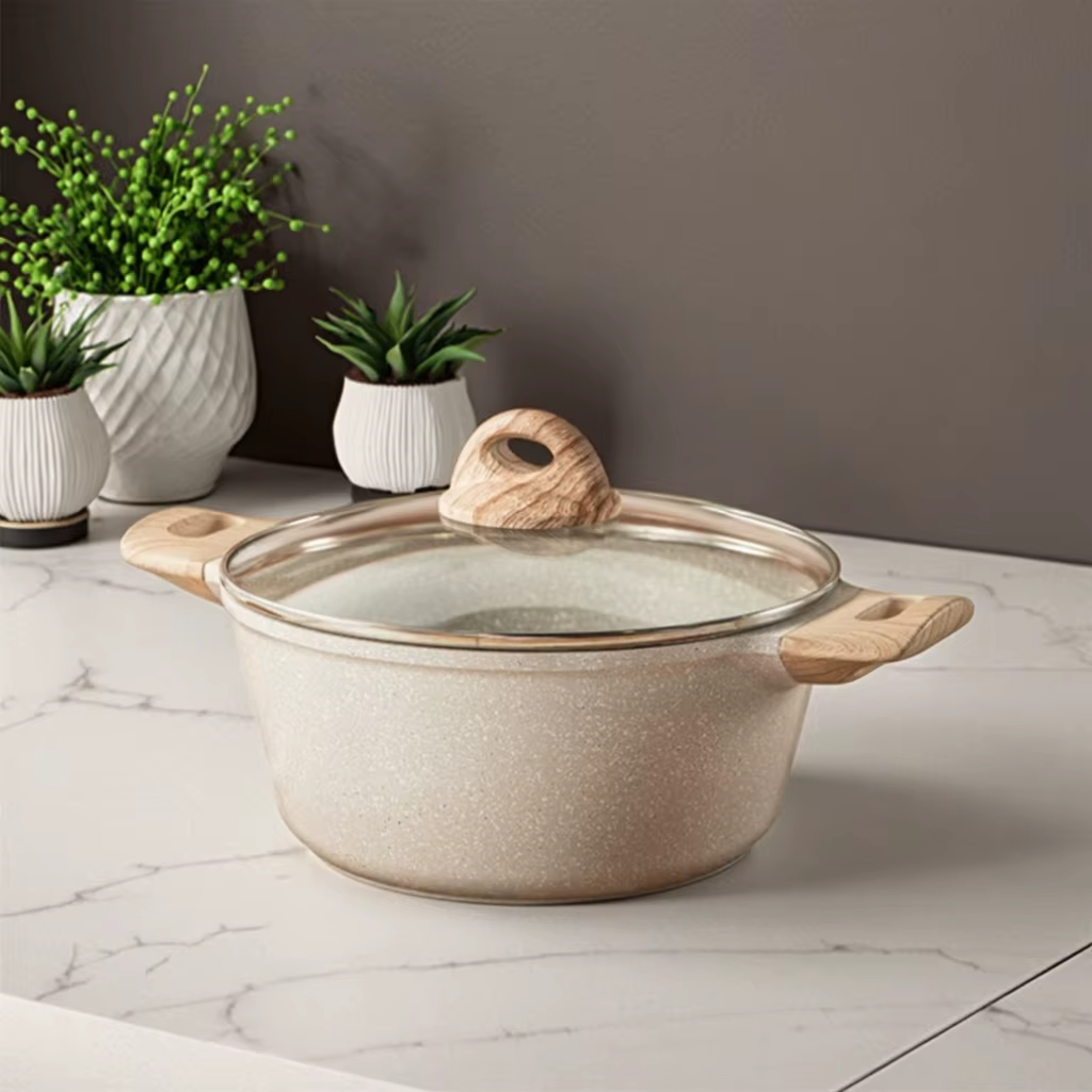 Wholesale Multifunctional Custom Aluminum Milk Pot – Nonstick Cooking Pot with Lid for Soup & More