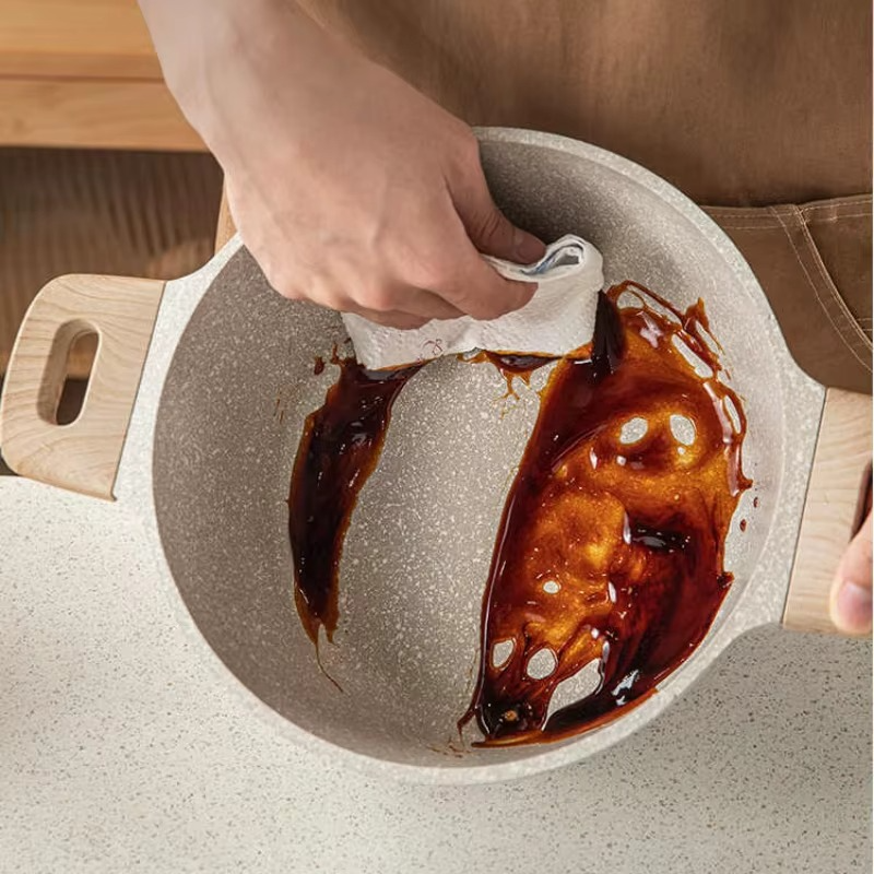 Wholesale Multifunctional Custom Aluminum Milk Pot – Nonstick Cooking Pot with Lid for Soup & More