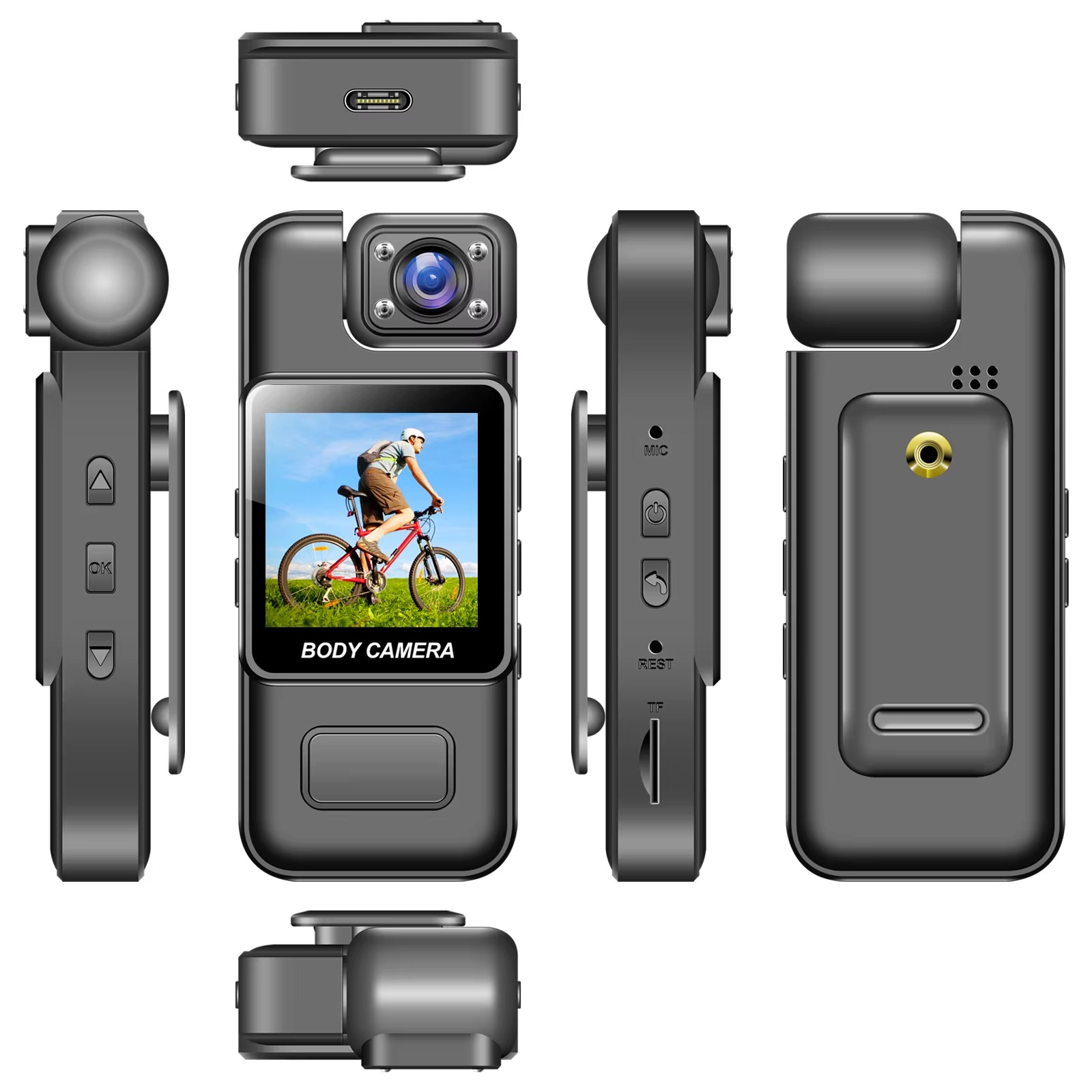 Ultra HD 8K WiFi Camera – Mini Portable Handheld Outdoor Sports & Law Enforcement Recorder