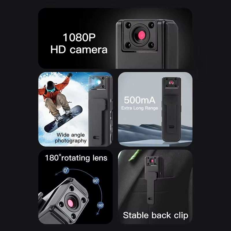 OPPO A9 Mini Night Vision Camera – HD 1080P Wifi Digital Outdoor Sports Camcorder
