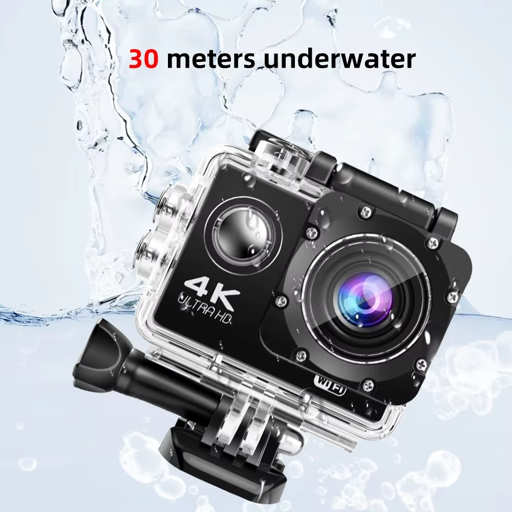 4K Action Camera – Waterproof Mini Cam for Sports & Outdoor Adventures
