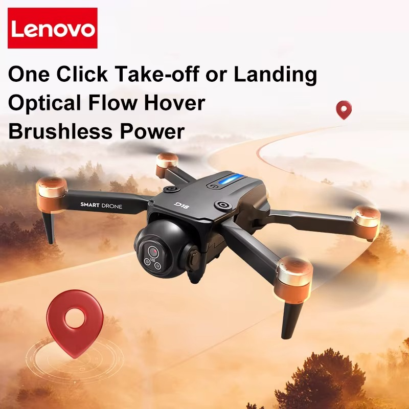 Lenovo D18 Drone with 8K Dual Camera, GPS & Obstacle Avoidance