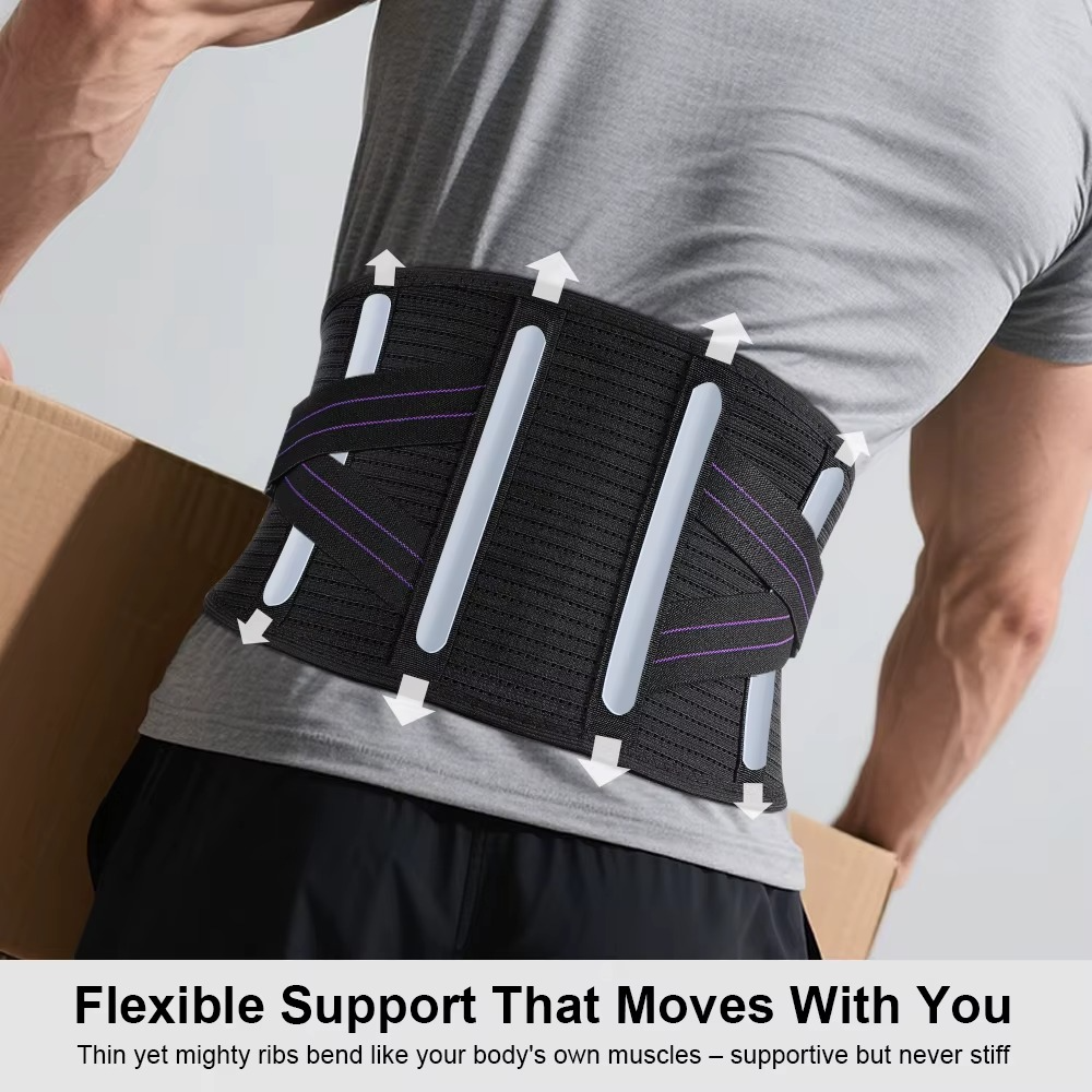 Waist Brace Support Belt – Adjustable Lumbar Back Support