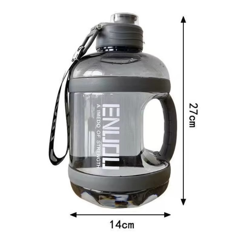 1.6L / 2L Large Capacity Square Sports Water Bottle – Hydration Made Easy