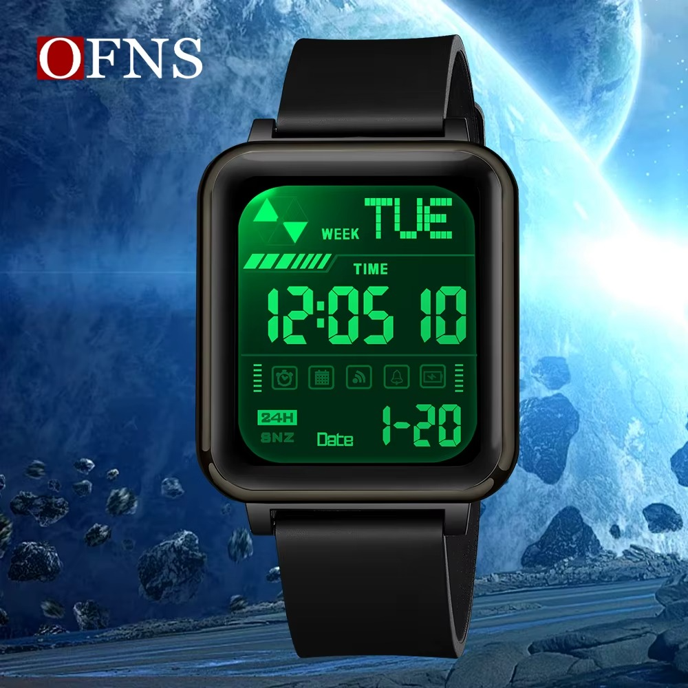 OFNS Top 6159 Casual Men’s Electronic Watch – Multifunctional Digital 2024 Model