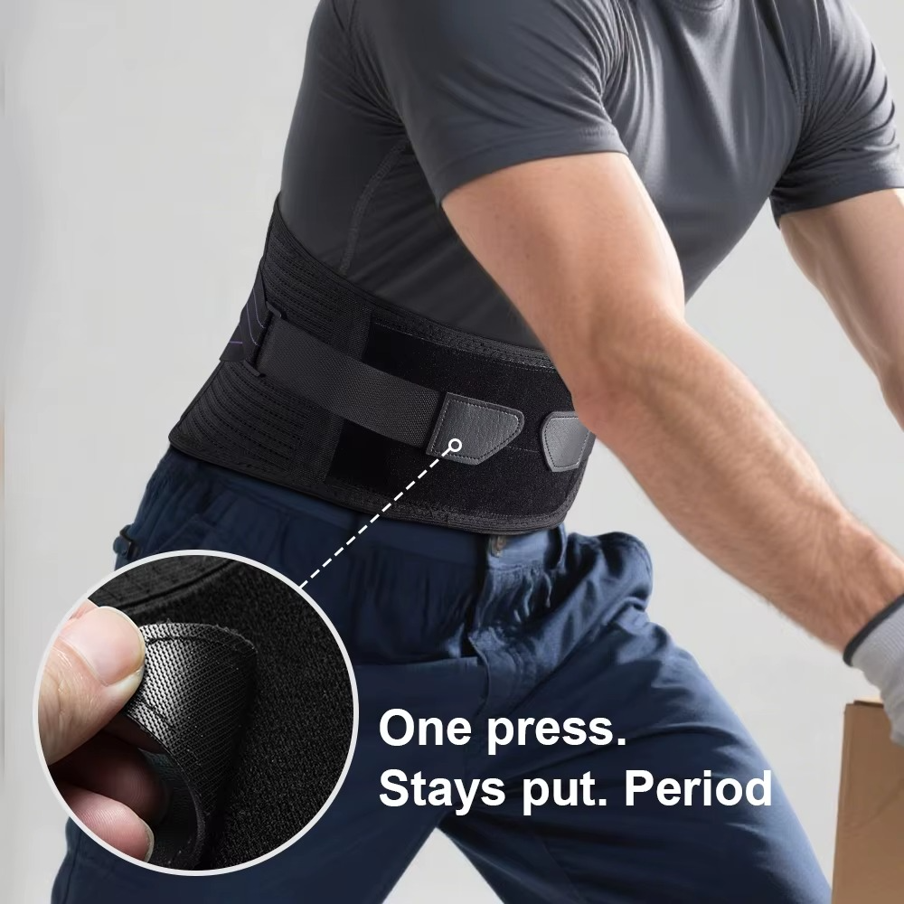 Waist Brace Support Belt – Adjustable Lumbar Back Support