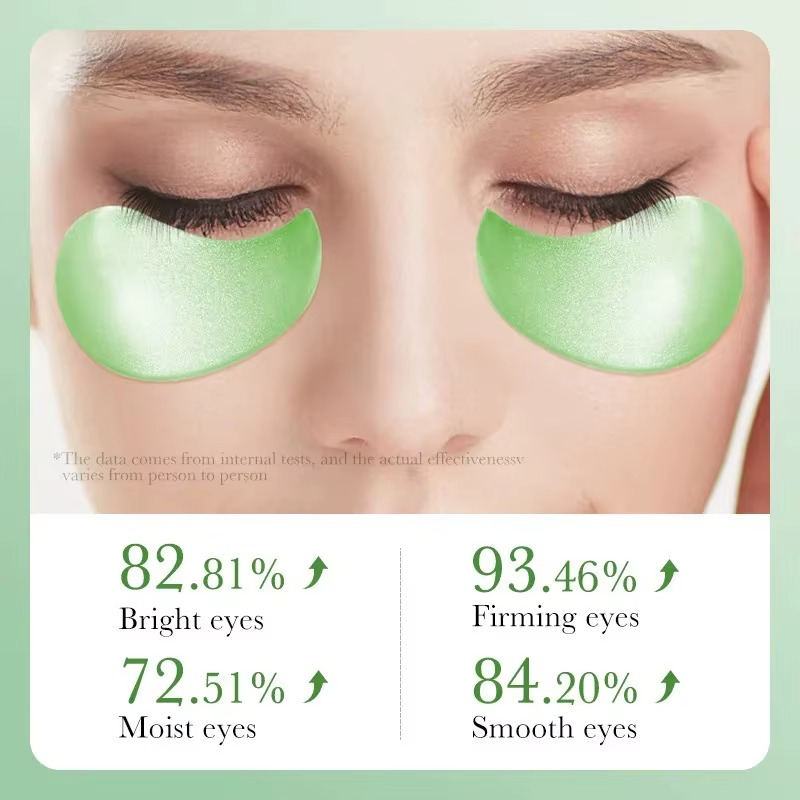 60pcs Aloe Vera Collagen Eye Masks – Anti-Dark Circles & Moisturizing Eye Care