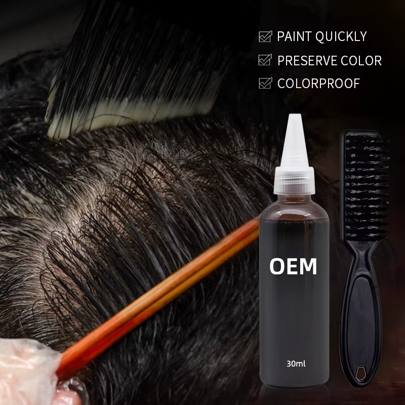 Barber Shop Hairline & Beard Enhancement Kit – Waterproof Liquid Hair & Beard Dye Spray