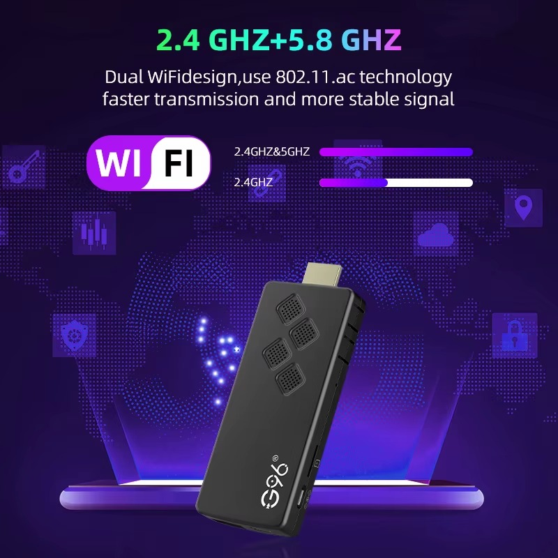 Global Version Android 13.0 8K Smart TV Stick | Voice Control | Dual 2.4G/5G WiFi | 2GB RAM + 16GB ROM