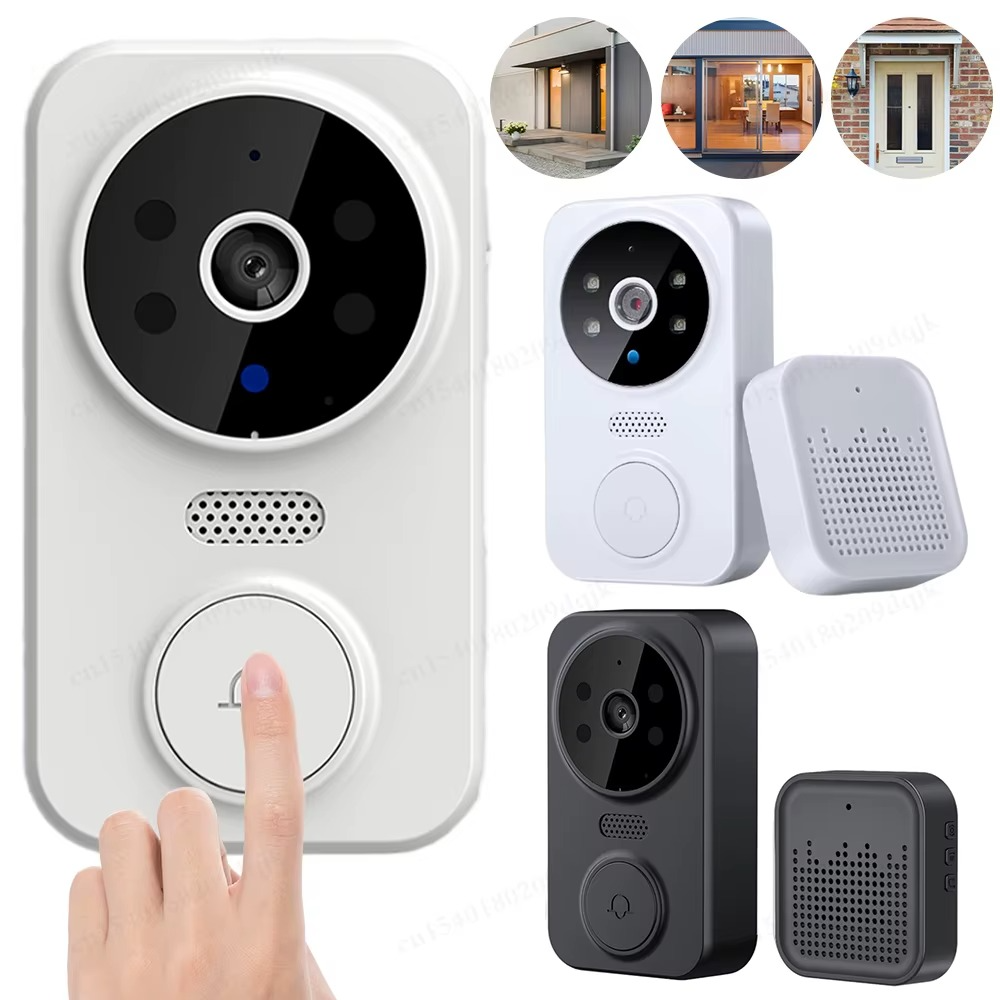 WiFi Smart Audio Doorbell Camera with 2-Way Audio & Remote Monitoring