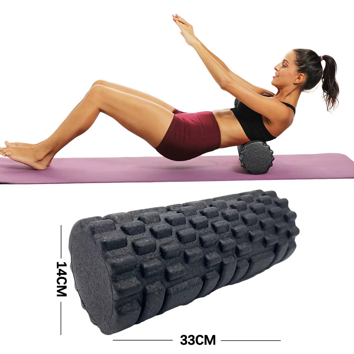 Fitness Foam Roller – Yoga & Muscle Massage Roller