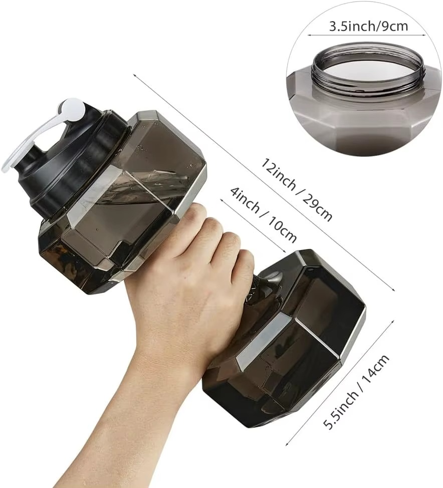 2600ml Dumbbell-Shaped Water Bottle – Hydration Meets Fitness