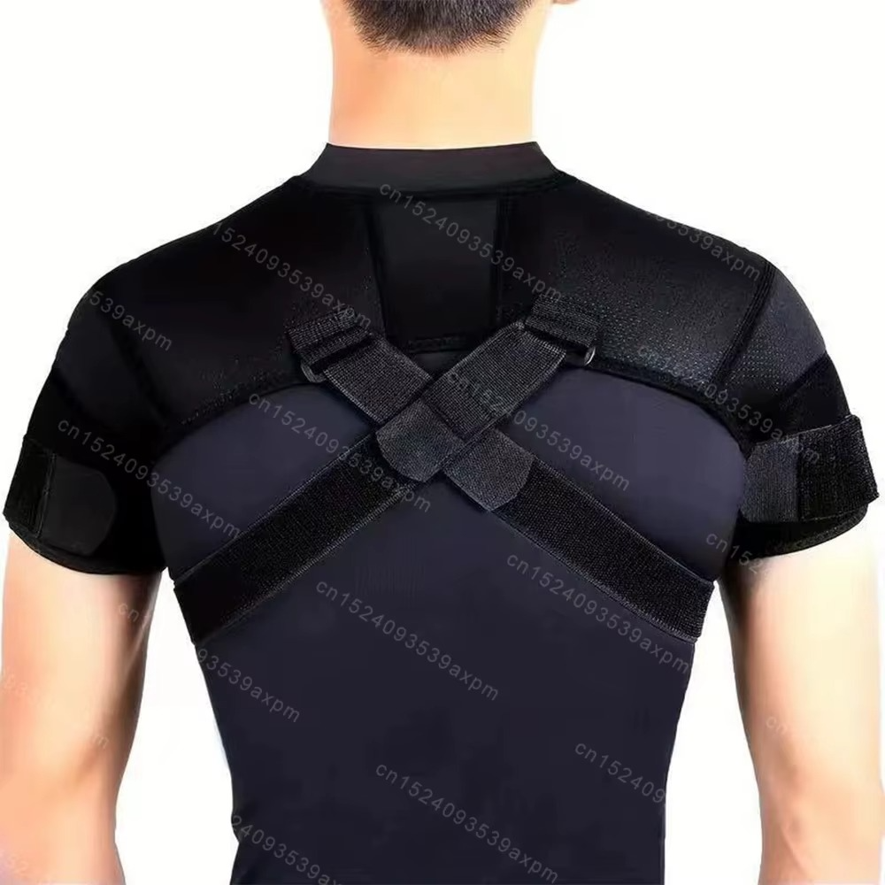 Double Shoulder Brace – Adjustable Cross Compression Support