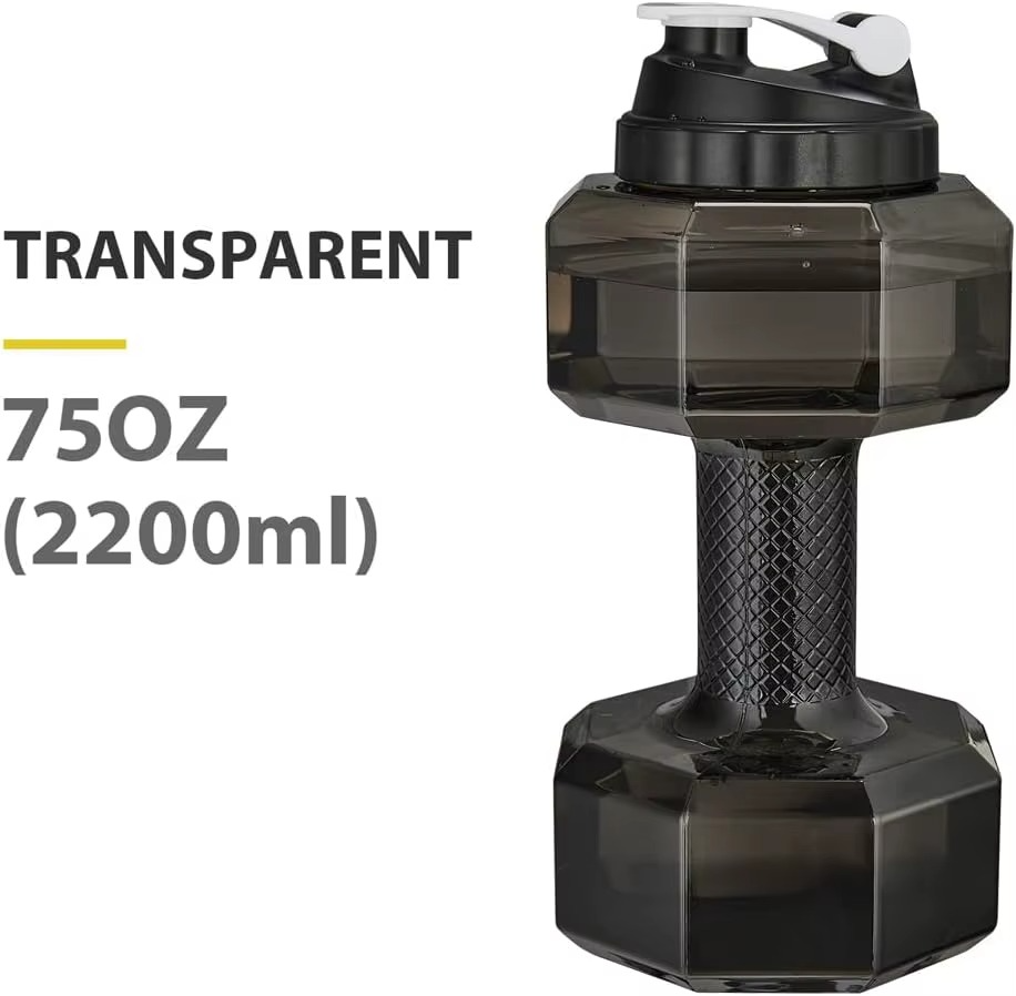 2600ml Dumbbell-Shaped Water Bottle – Hydration Meets Fitness