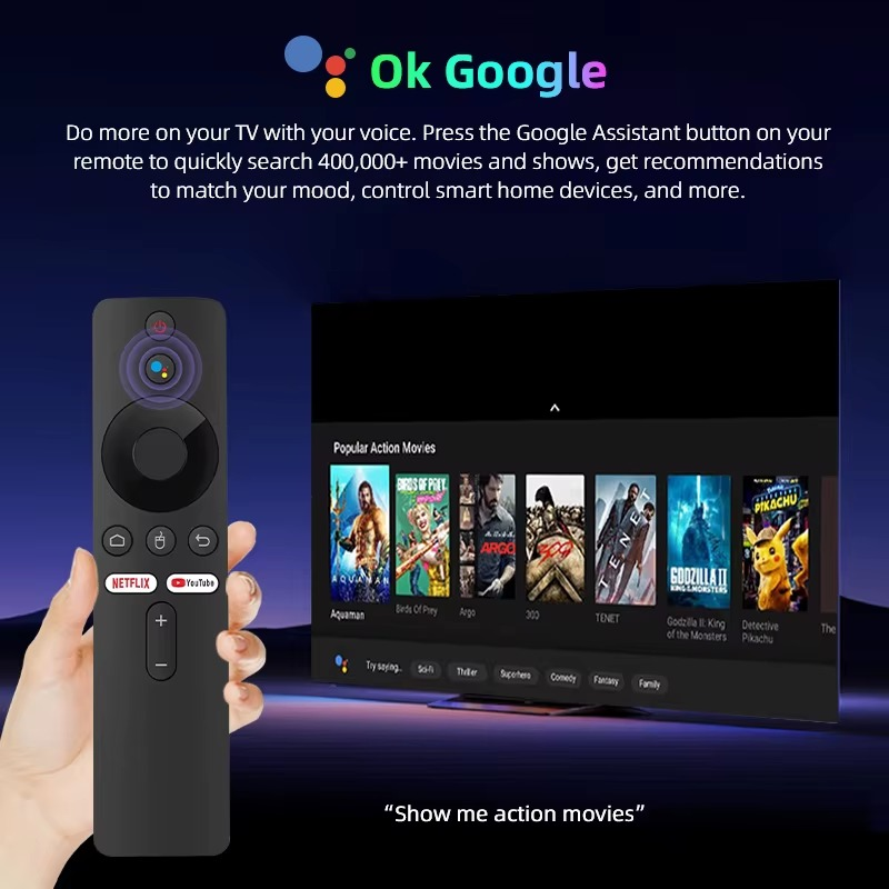 Global Version Android 13.0 8K Smart TV Stick | Voice Control | Dual 2.4G/5G WiFi | 2GB RAM + 16GB ROM