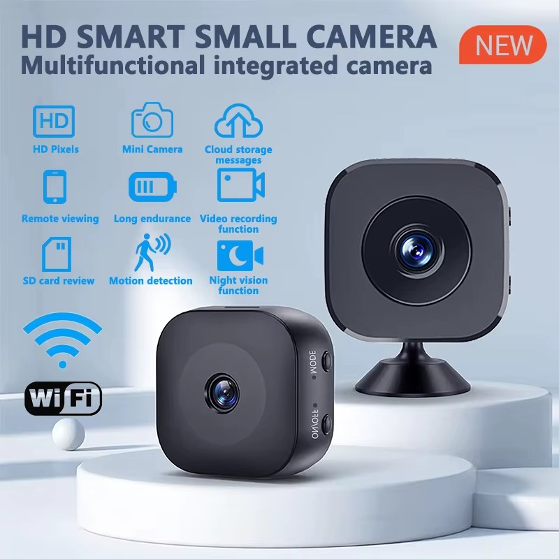 1920×1080P Mini HD WiFi Camera – Wireless Security & Smart Home Surveillance