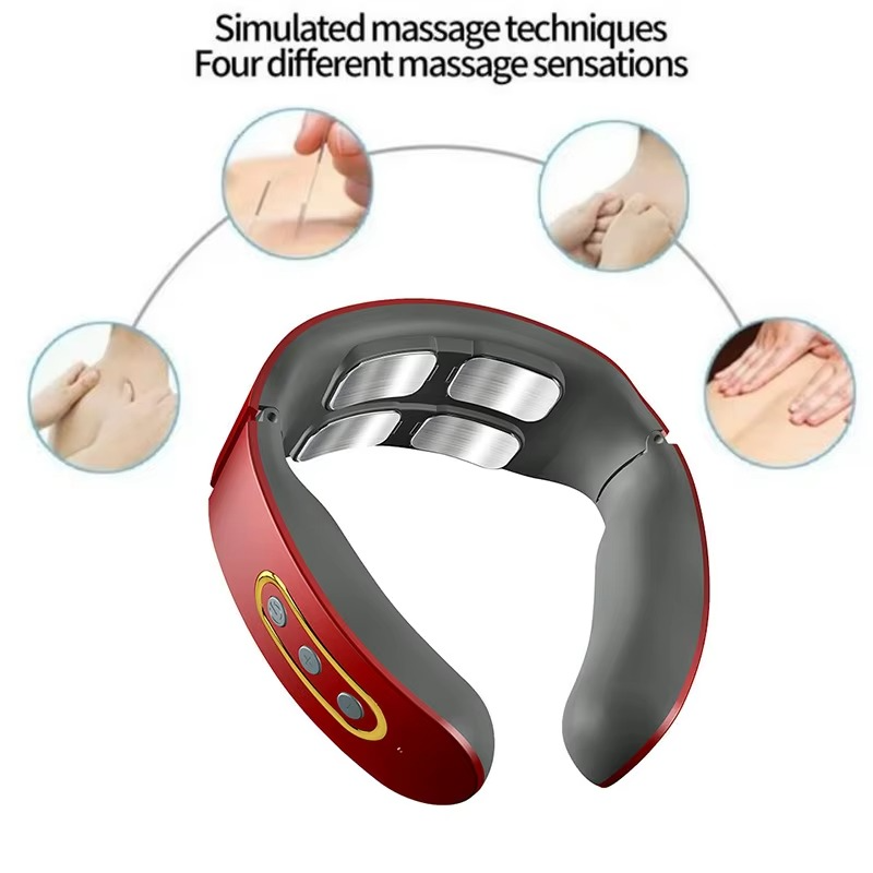 Electric Cervical Spine Massager – 6 Modes & 9 Intensity Levels