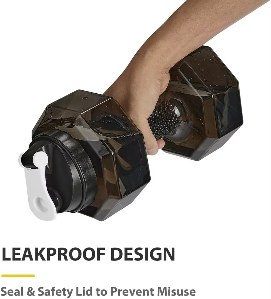 2600ml Dumbbell-Shaped Water Bottle – Hydration Meets Fitness