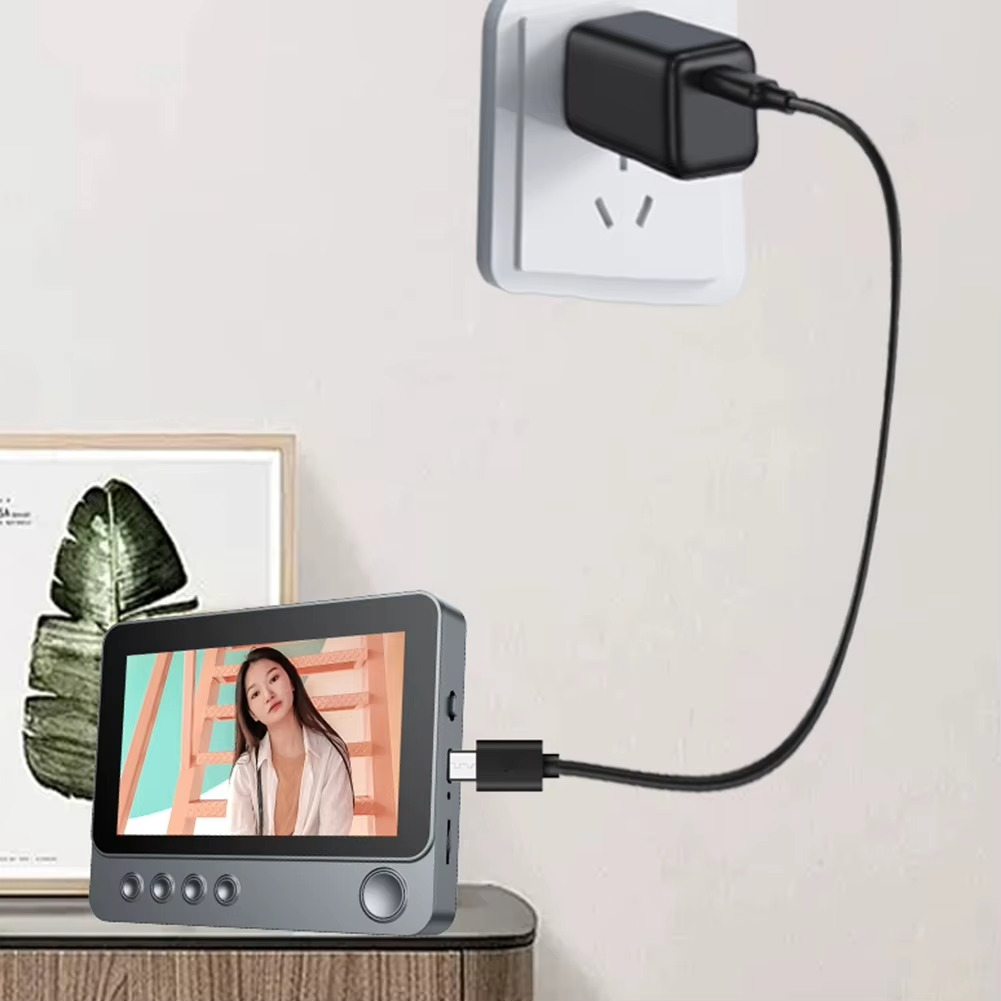 2.4G Wireless Video Intercom Doorbell with 4.3" IPS Screen & Night Vision