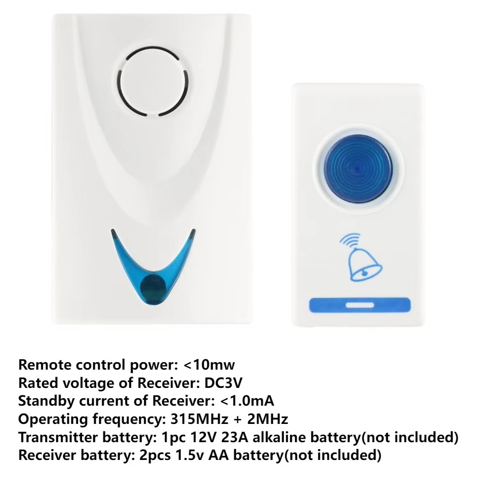 WiFi Smart Audio Doorbell Camera with 2-Way Audio & Remote Monitoring