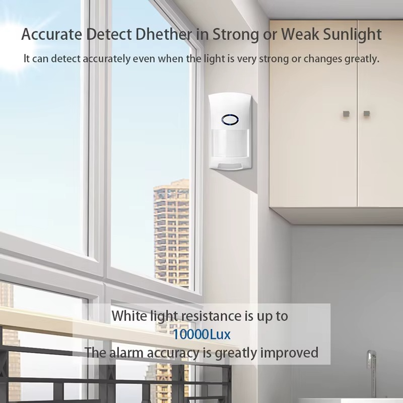 Tuya WiFi PIR Motion Sensor – Smart Security Presence Detector with Alarm