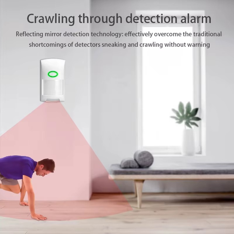 Tuya WiFi PIR Motion Sensor – Smart Security Presence Detector with Alarm