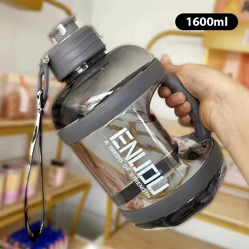 1.6L / 2L Large Capacity Square Sports Water Bottle – Hydration Made Easy