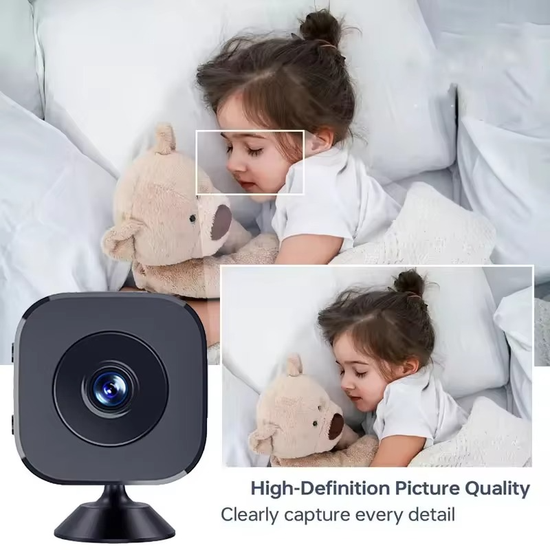 1920×1080P Mini HD WiFi Camera – Wireless Security & Smart Home Surveillance