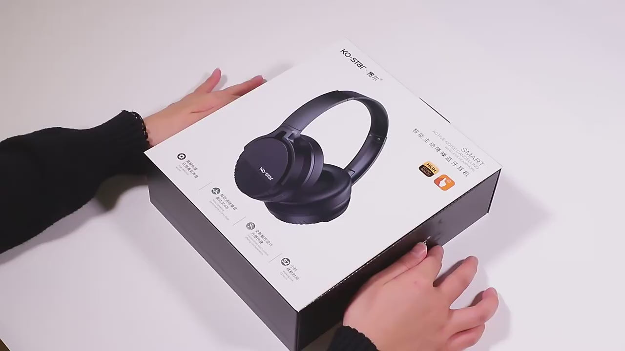 High-Quality Bluetooth Bone Conduction Stereo Headphones – Professional Studio Noise-Cancelling Headset