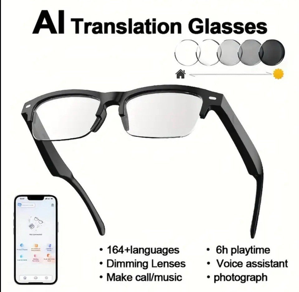 Smart Translator Glasses – Speak 160 Languages with Ease